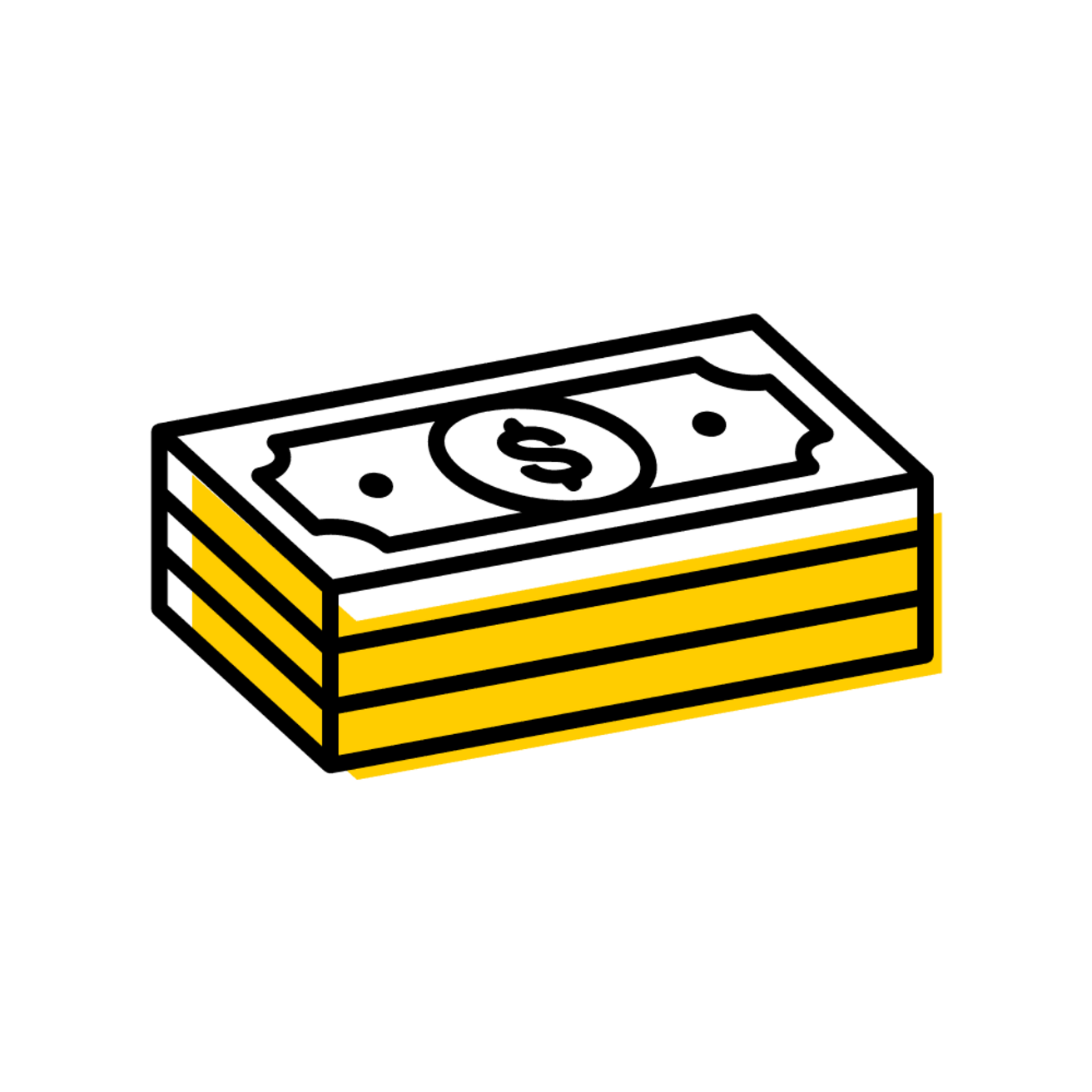 Money stack icon