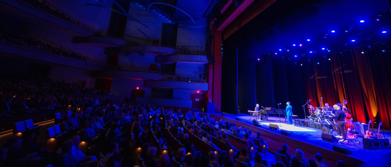 Hancher auditorium performance photo