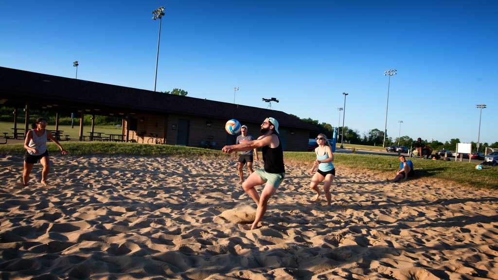 Intramural sand volleyball photo