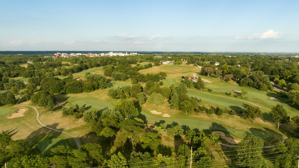 Finkbine golf course aerial photo